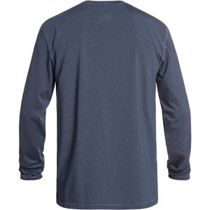 2019 Quiksilver Salty Dogs Long Sleeve T-shirt Rash Vest Blue Heather EQYWR03148